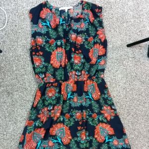 Paisley print dress
